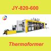 jy-820-600 pressure & vacuum three station plastic thermoformer