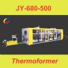 jy-680-500 pressure & vacuum 3 station plastic thermoformer
